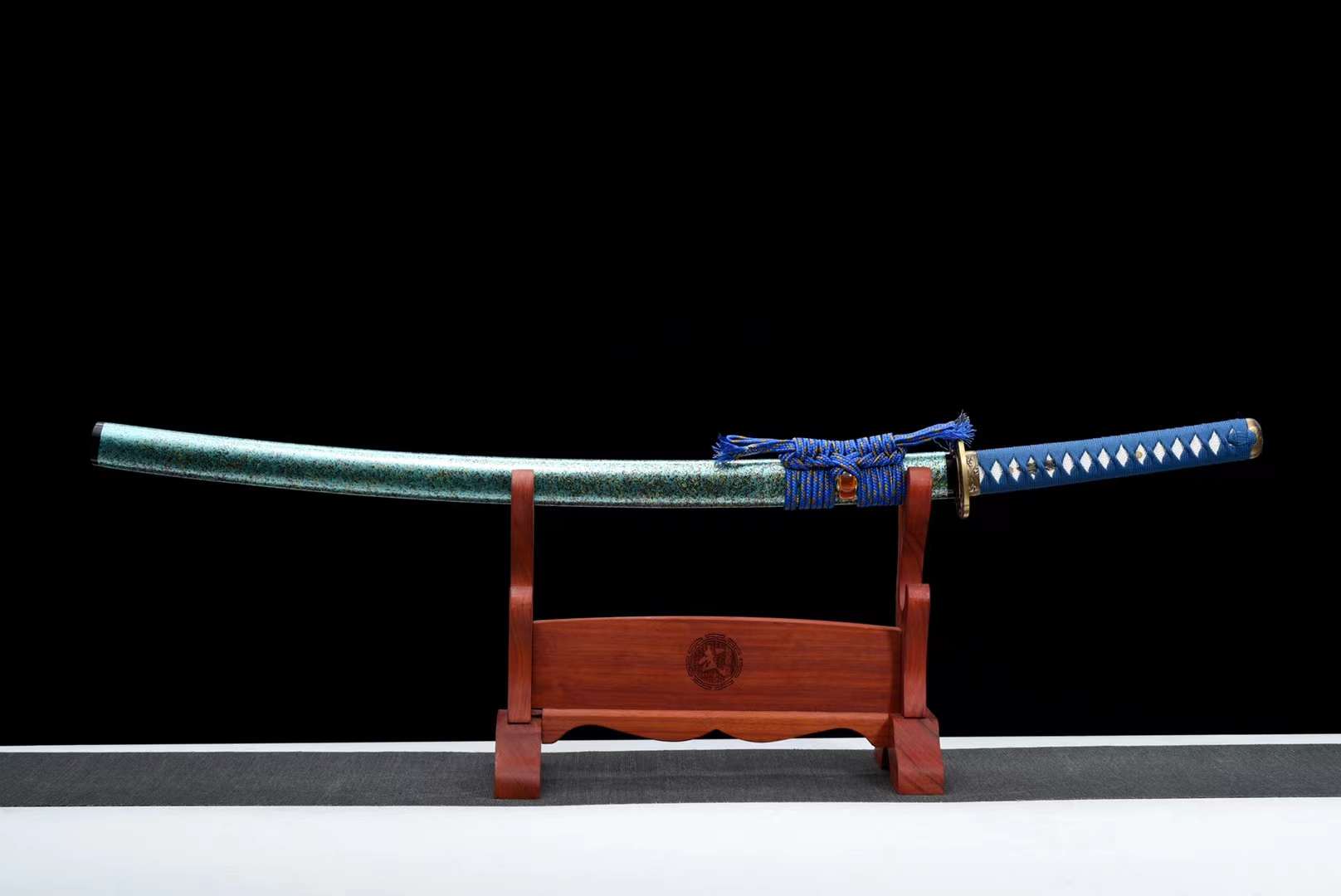 The Rakki Koi  Handmade Katana Clay Tempered T10 Steel