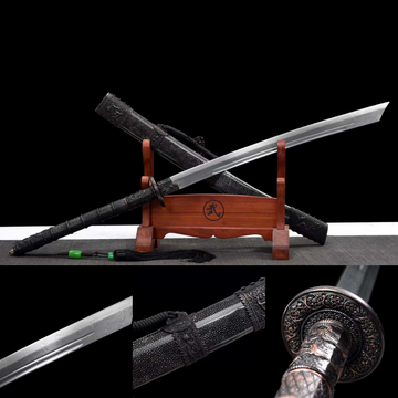 The Kokitei Uonaifu Handmade Chinese Dao Pattern Steel