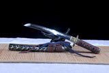 The Arashinoumichi Handmade Tanto Katana Clay Tempered T10 Steel