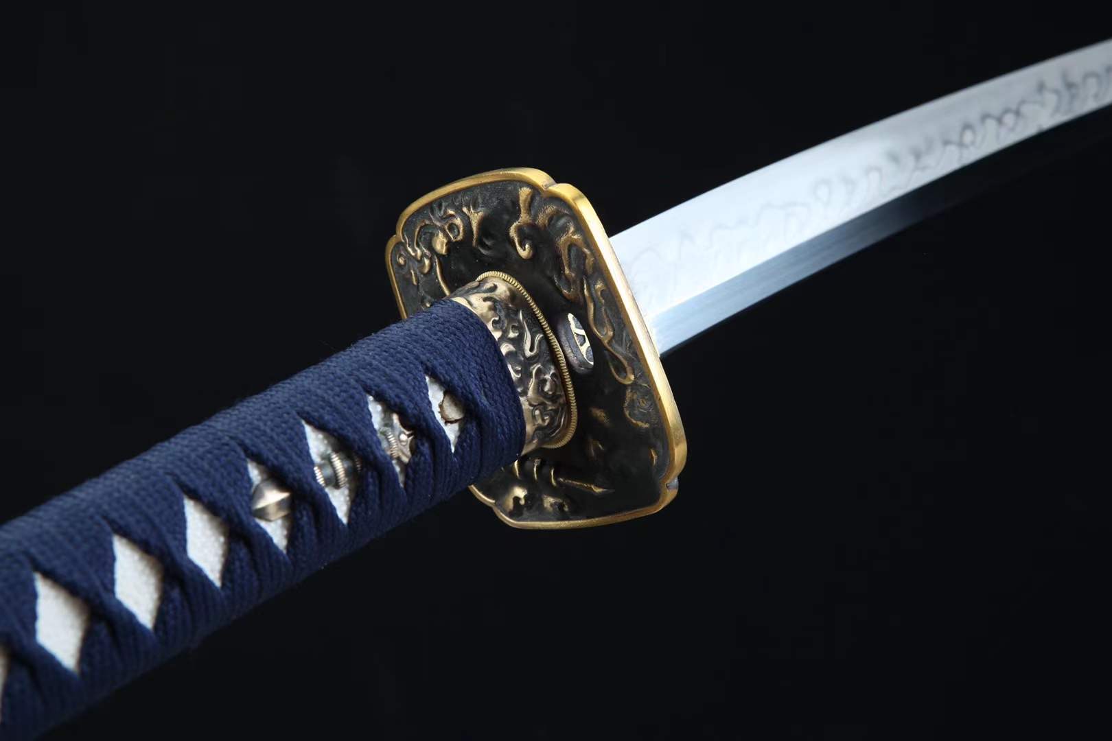 The Kage Noakuma Handmade Katana Clay Tempered T10 Steel