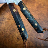 The vital Damascus samurai knife 21CM-Romance of Men