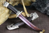 The Ribasusukeru Handmade Fixed Blade Pattern Steel