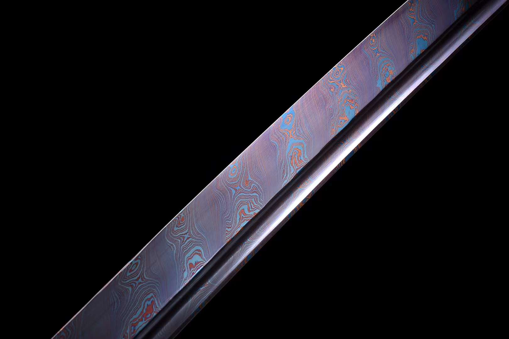 The Gegen Notsuki Handmade Katana Pattern Steel