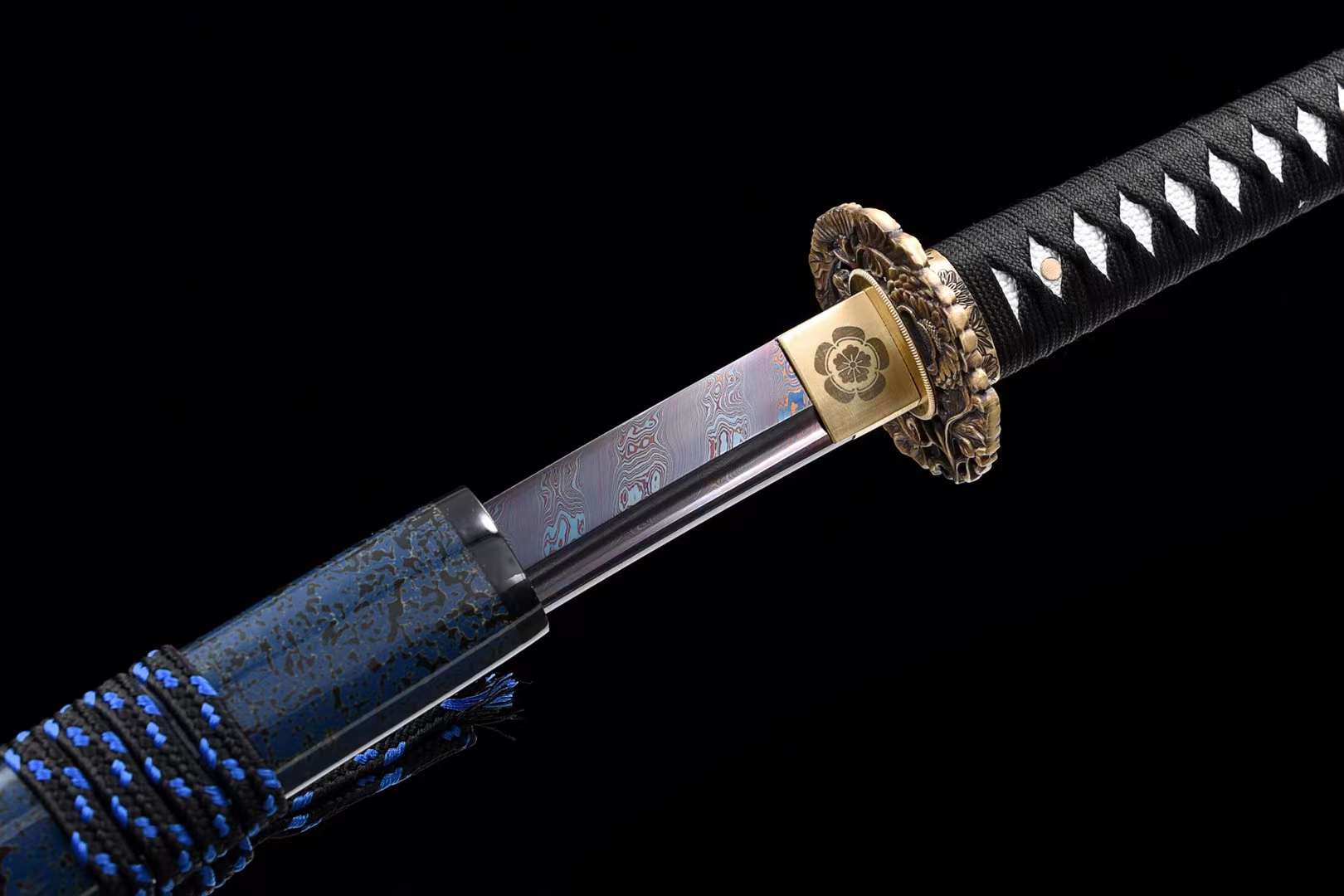The Gegen Notsuki Handmade Katana Pattern Steel