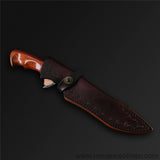 The Musou Damascus Steel Fixed Blade-Romance of Men