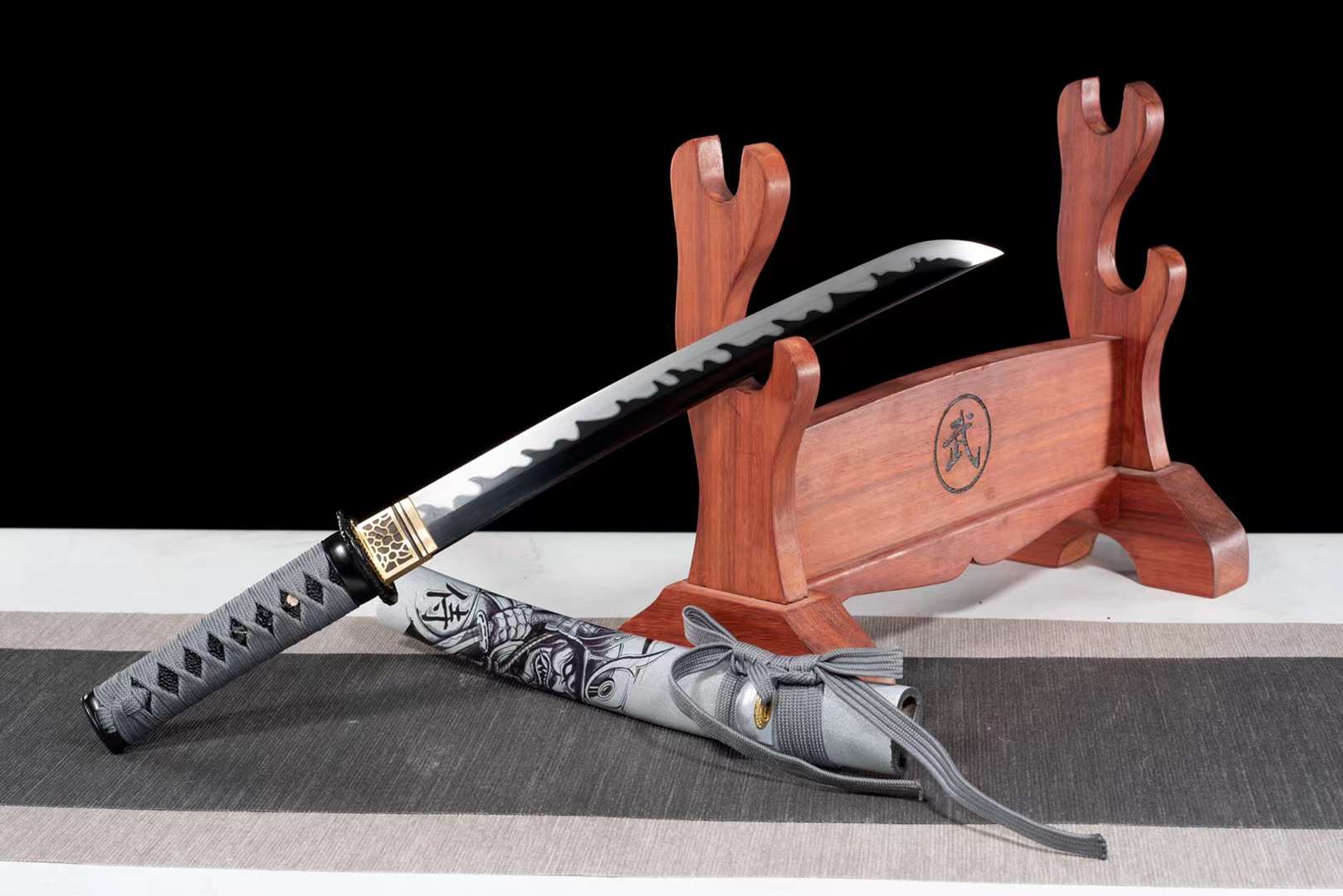 The Yureibokusa Handmade Tanto Katana Manganese Steel
