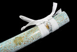 The Kamonconen Handmade Katana Wakizashi Clay Tempered T10 Steel