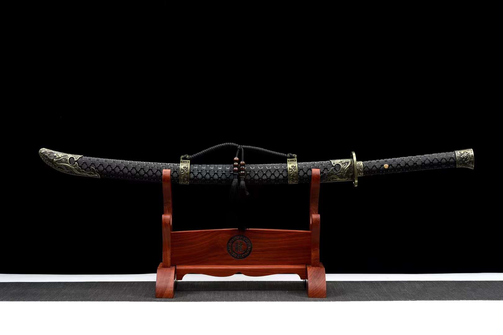 The Kiku Senso Oburedo Handmade Chinese Dao Spring Steel-Romance of Men