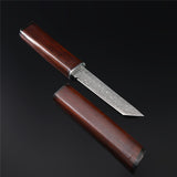 The Miyamoto Warrior Damascus Steel Fixed Blade