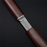 The Miyamoto Warrior Damascus Steel Fixed Blade