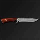 The Musou Damascus Steel Fixed Blade-Romance of Men