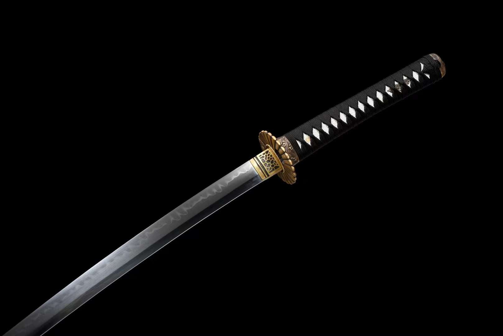 The Mozun Senshi Handmade Katana Clay Tempered T10 Steel