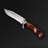 The Musou Damascus Steel Fixed Blade-Romance of Men