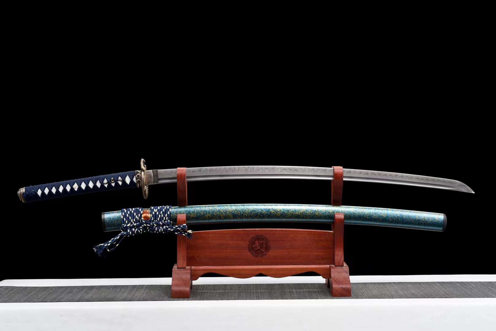 The Fushiginah Handmade Katana Clay Tempered T10 Steel