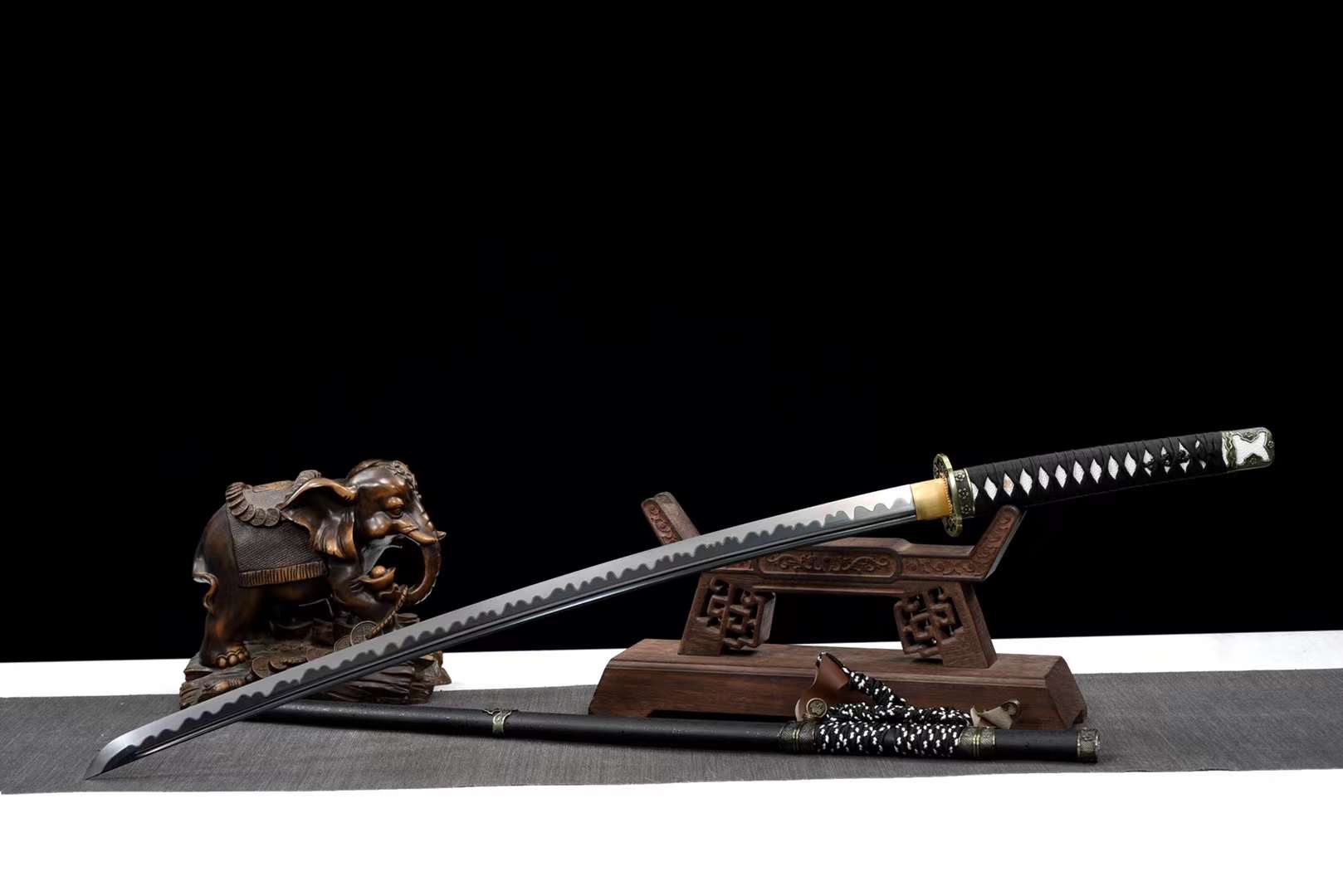 The Shimo Tamashi Handmade Katana Manganese Steel-Romance of Men