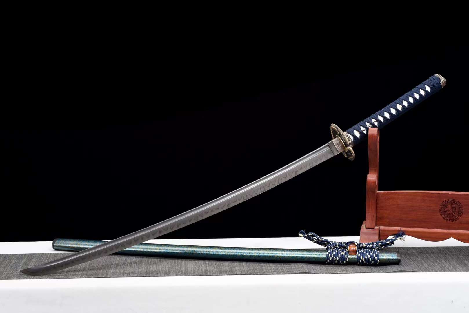 The Fushiginah Handmade Katana Clay Tempered T10 Steel