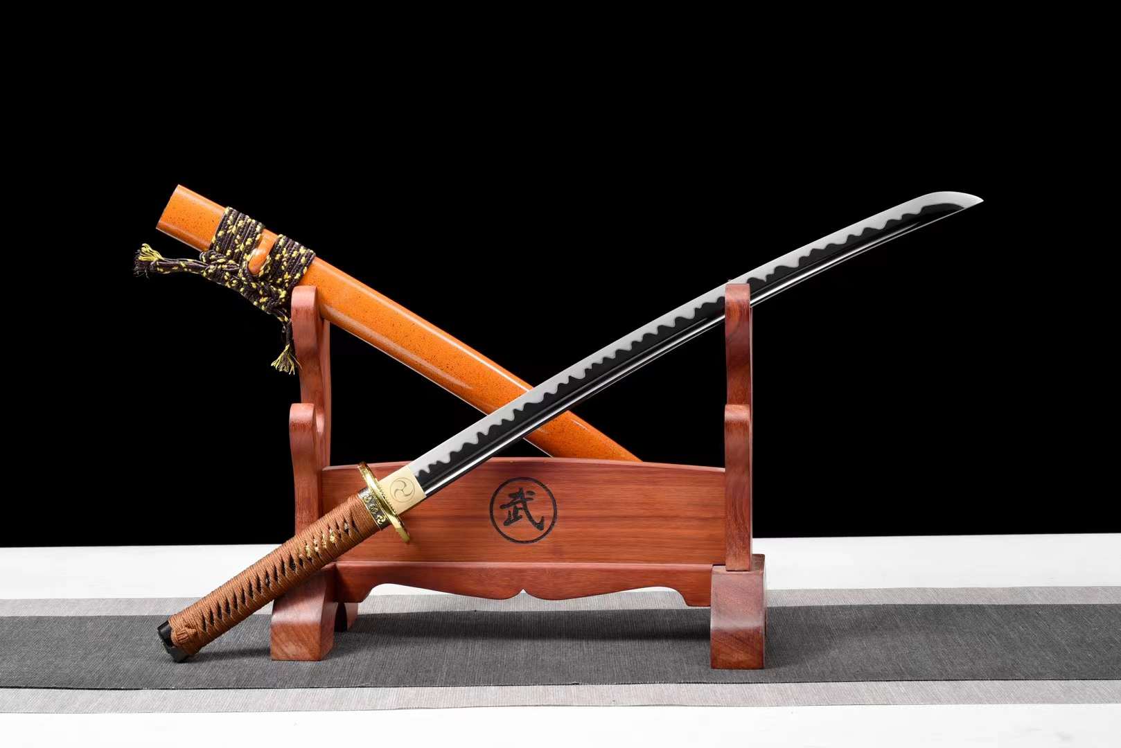 The Torawa Chikara Handmade Katana Wakizashi Manganese Steel