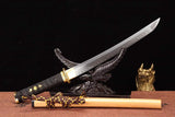The Goruden Banbu Handmade Tanto Katana Clay Tempered T10 Steel
