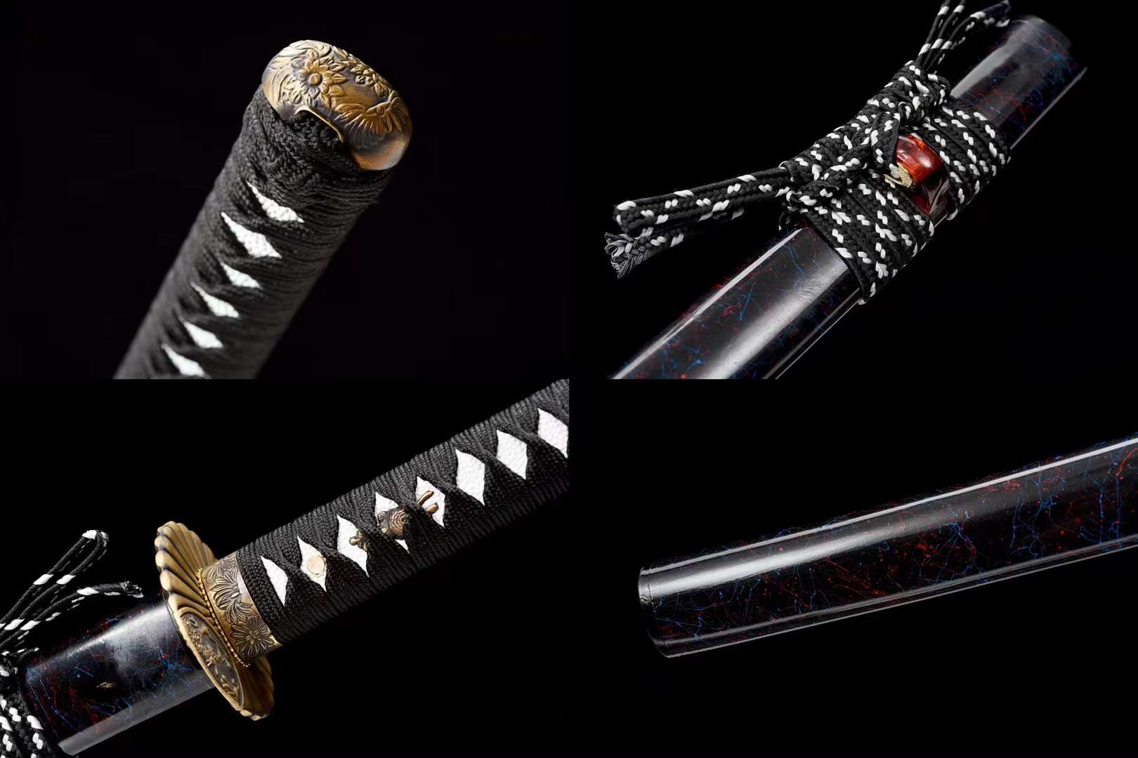 The Maho Takaramono Handmade Katana Clay Tempered T10 Steel