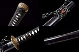 The Maho Takaramono Handmade Katana Clay Tempered T10 Steel