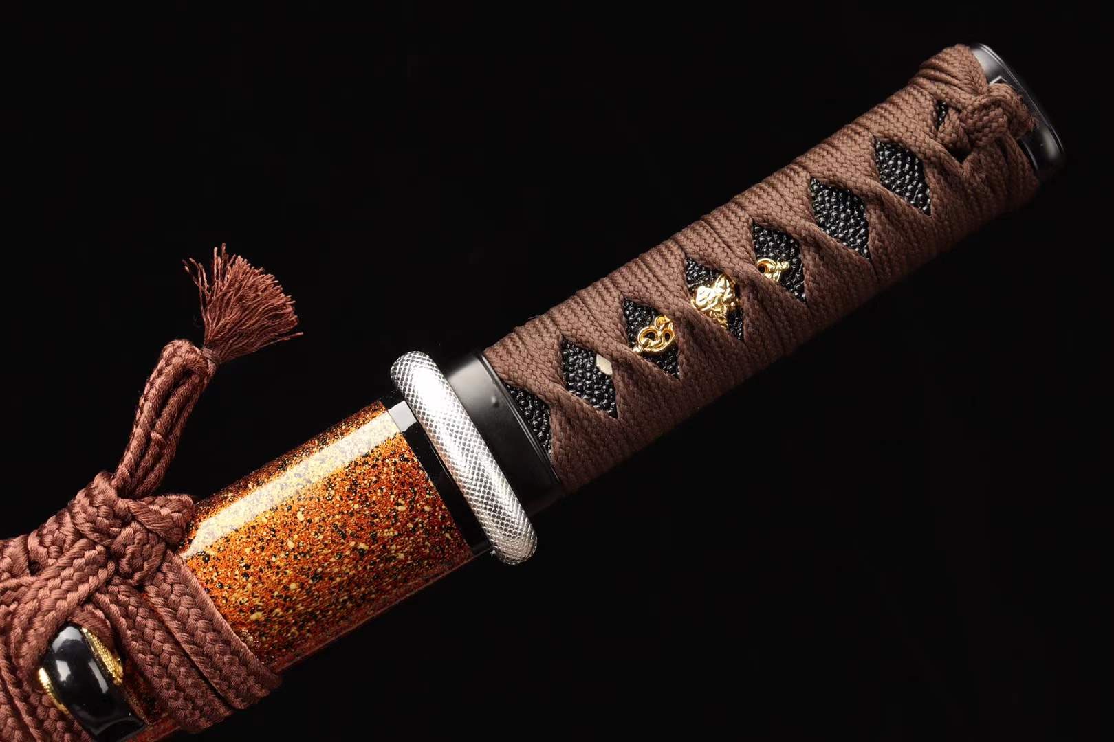 The Hodo Yoru Handmade Tanto Katana T8 Manganese Steel
