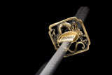 The Boryu Senshi Handmade Katana Clay Tempered T10 Steel