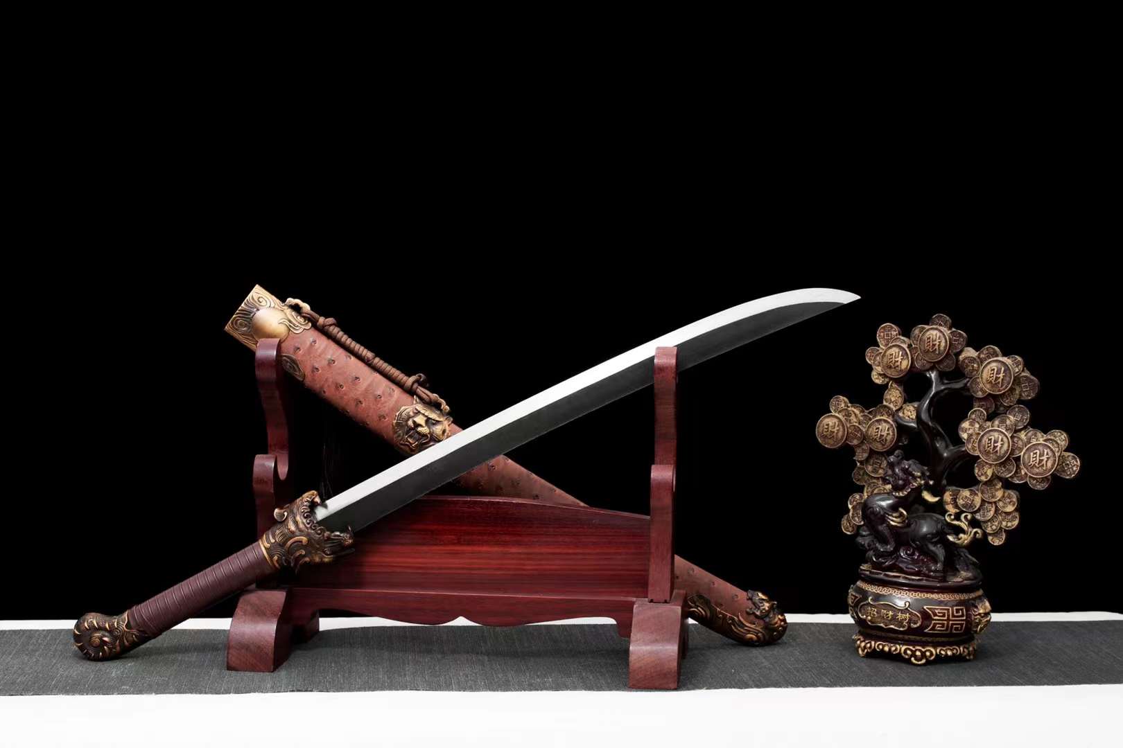 The Taigauingu Handmade Chinese Dao Carbon Steel-Romance of Men