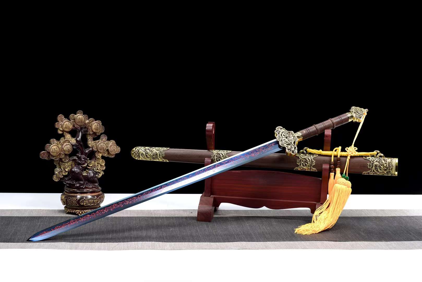 The Doragon Uosodo Handmade Chinese Sword Manganese Steel-Romance of Men