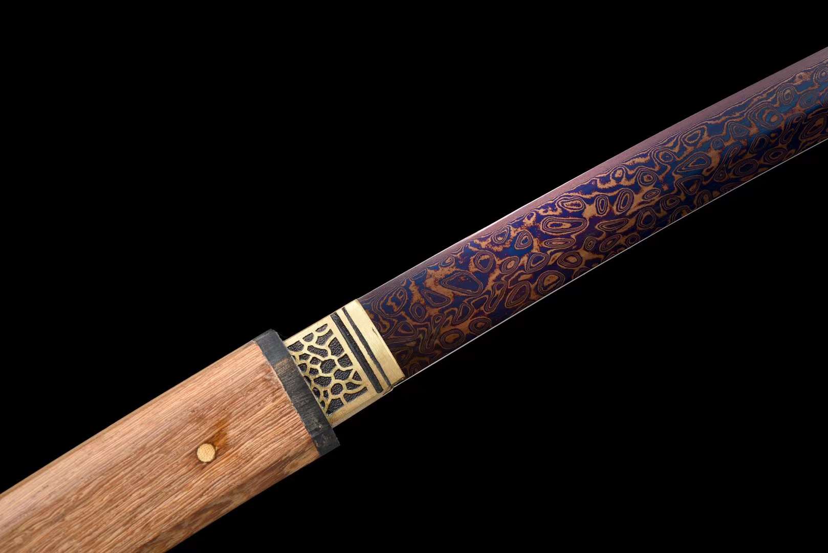 The Yoru Suteki Handmade Katana Pattern Steel
