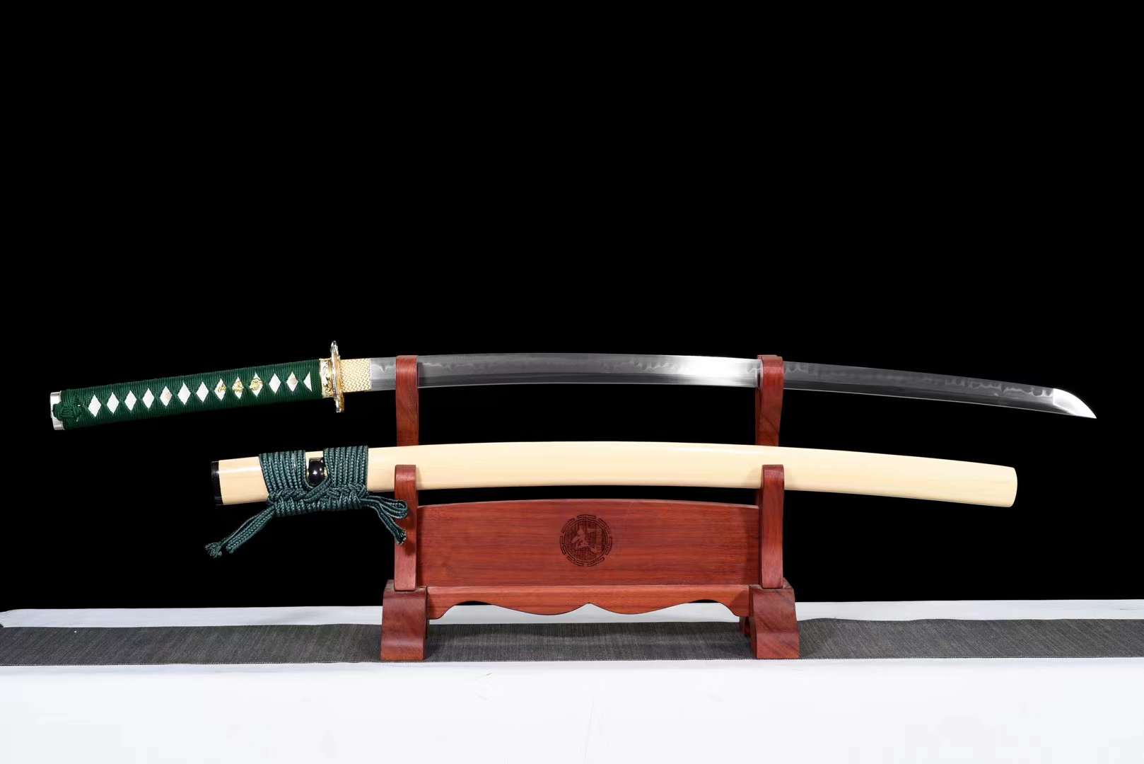 The Shiyuga Handmade Katana Clay Tempered T10 Steel