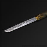 The Magic Pen Damascus Steel Fixed Blade-Romance of Men