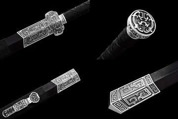 The Aka Unsho Handmade Chinese Sword Pattern Steel-Romance of Men