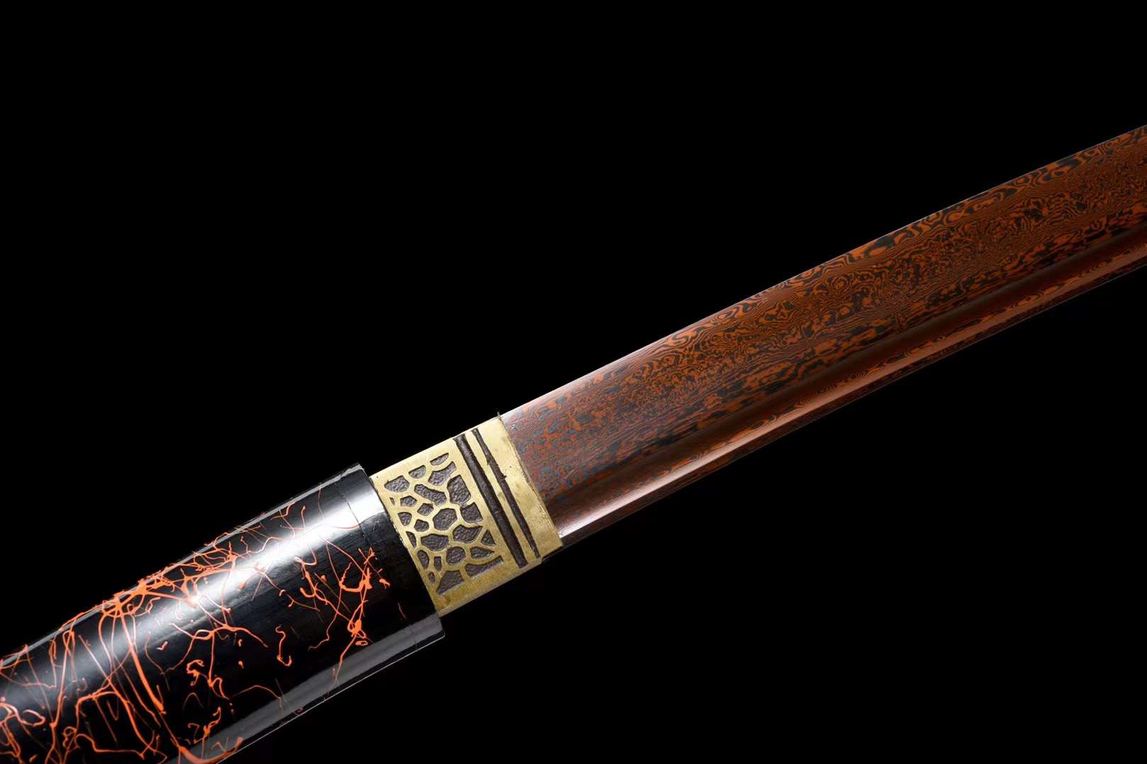 The Iwasuzume Handmade Katana Wakizashi Pattern Steel