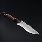 The Rebellien Damascus Steel Fixed Blade