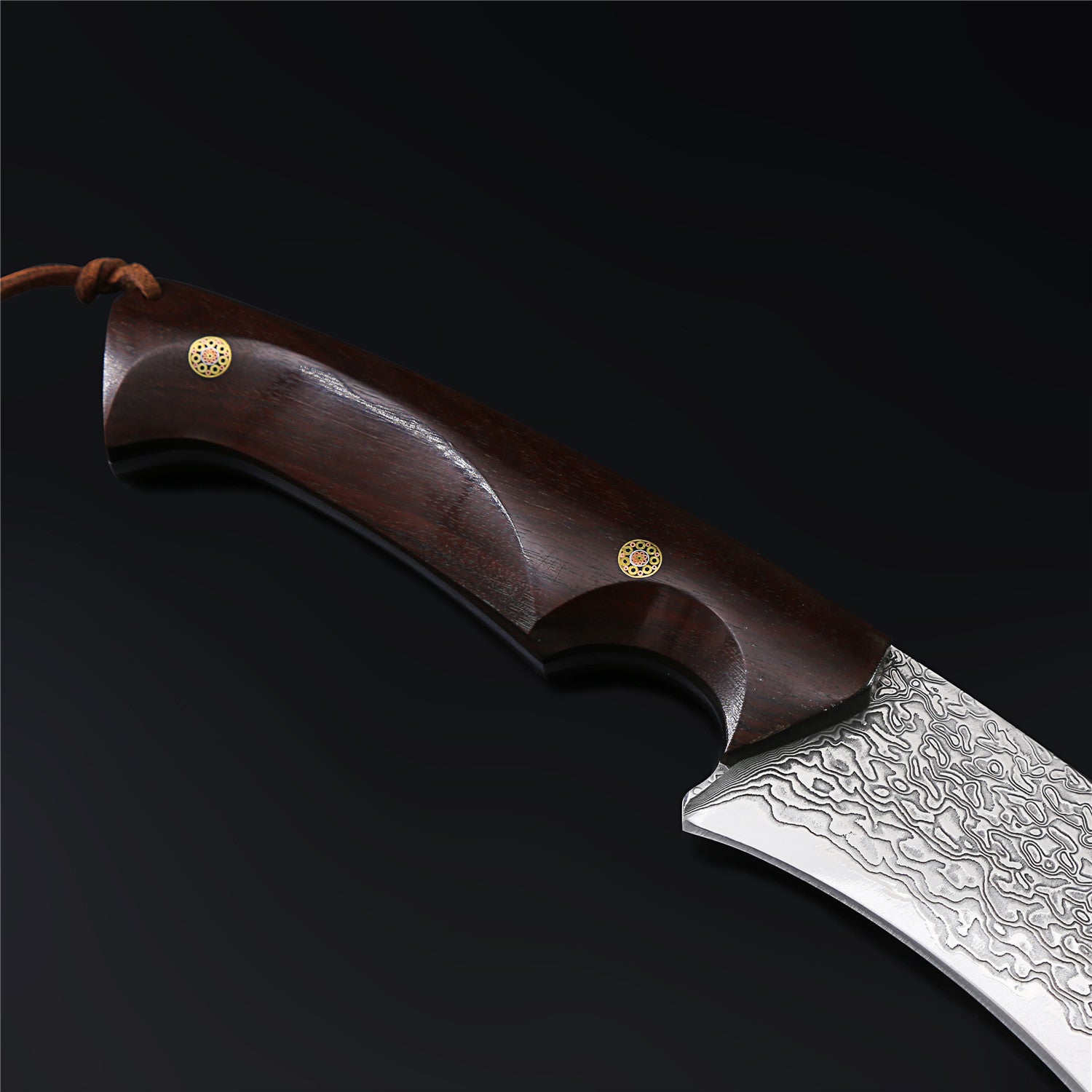 The Rebellien Damascus Steel Fixed Blade