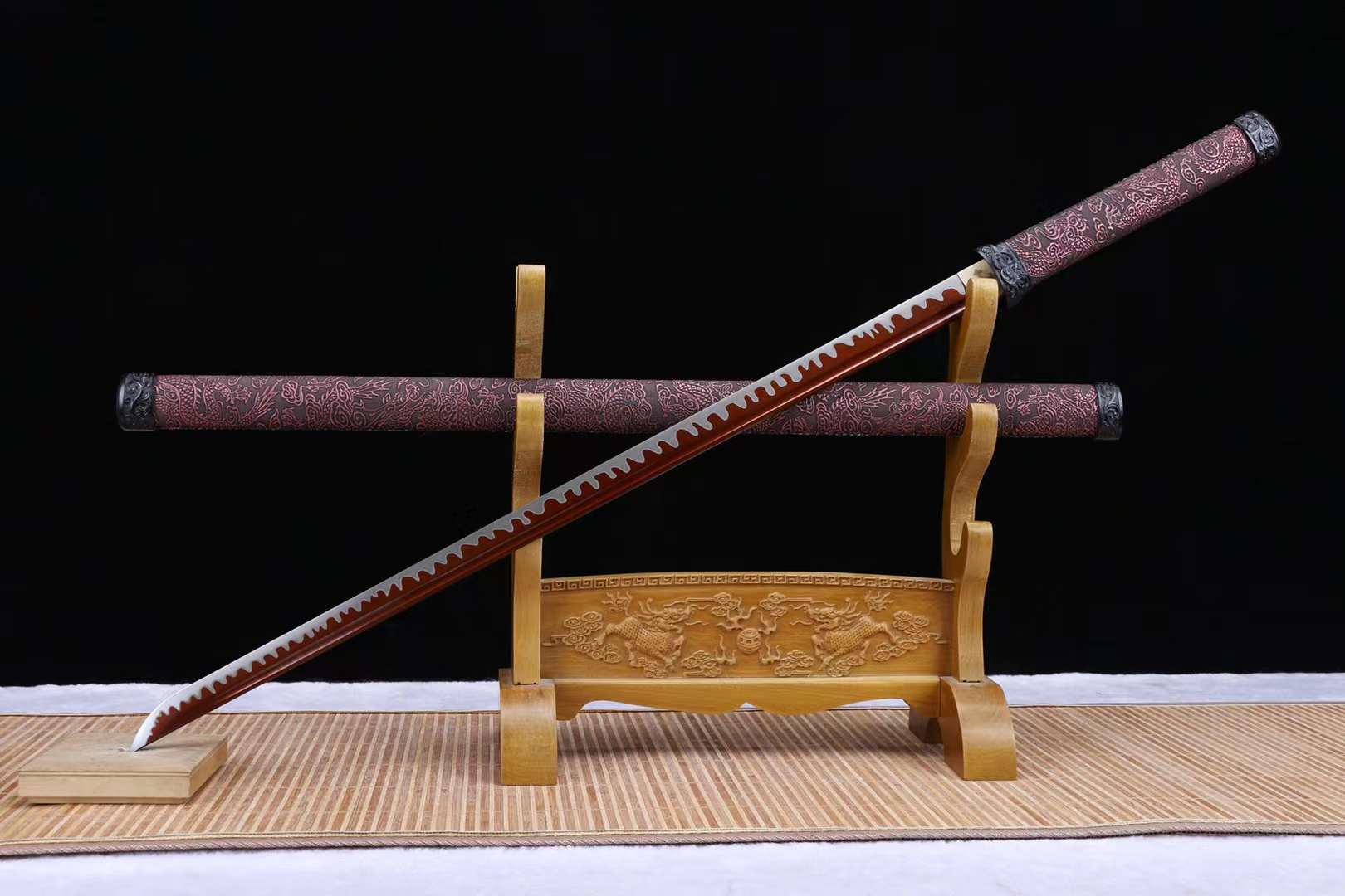 The Fayiasutikku Handmade Ninjato Manganese Steel