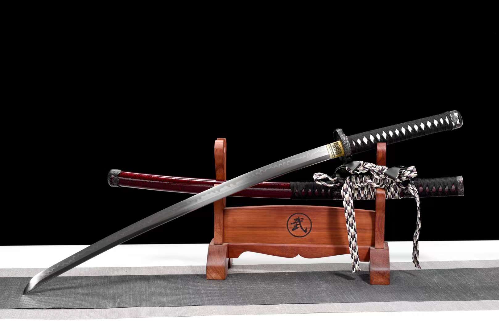 The Maddoraion Taito Handmade Katana Clay Tempered T10 Steel
