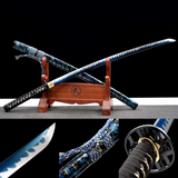 The Kiku Tekisuto Handmade Katana Manganese Steel