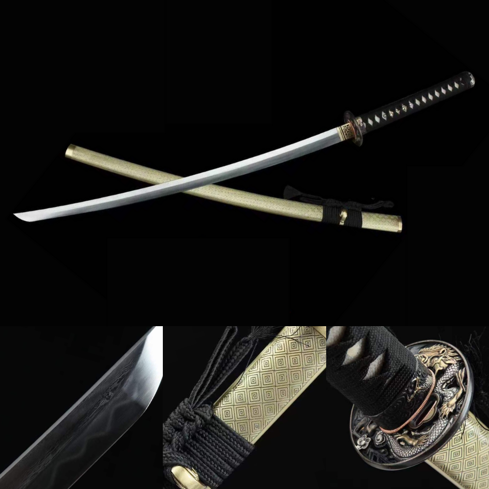 The Shoku Buronzu Handmade Katana Pattern Steel