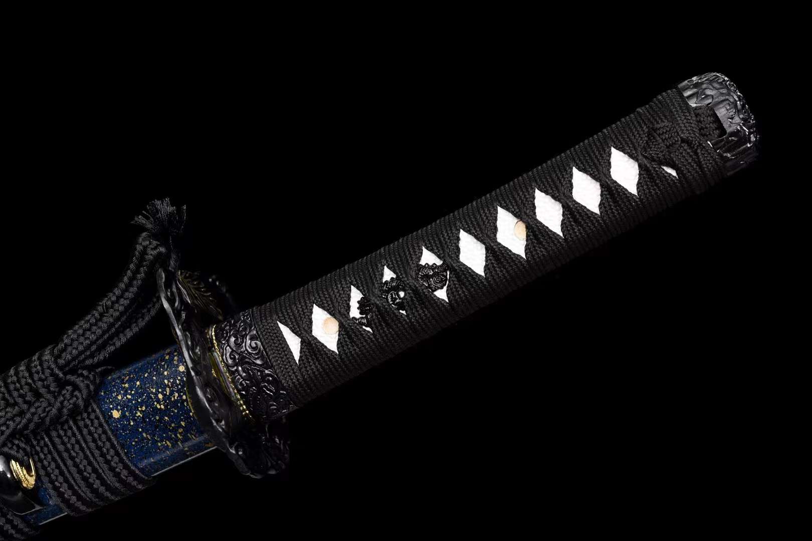 The Doragon Sonja Handmade Katana Wakizashi Pattern Steel