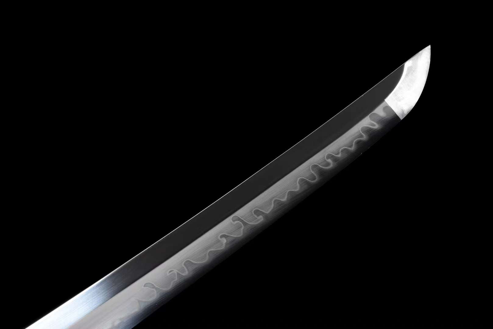 The Boryu Senshi Handmade Katana Clay Tempered T10 Steel