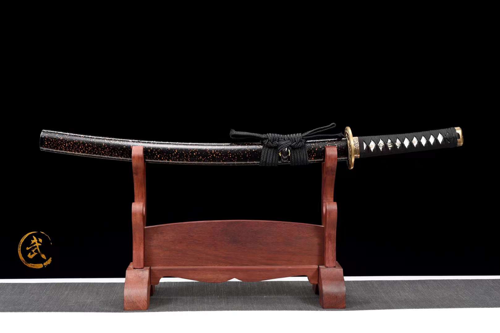 The Ukiyoemidou Handmade Katana Wakizashi Pattern Steel