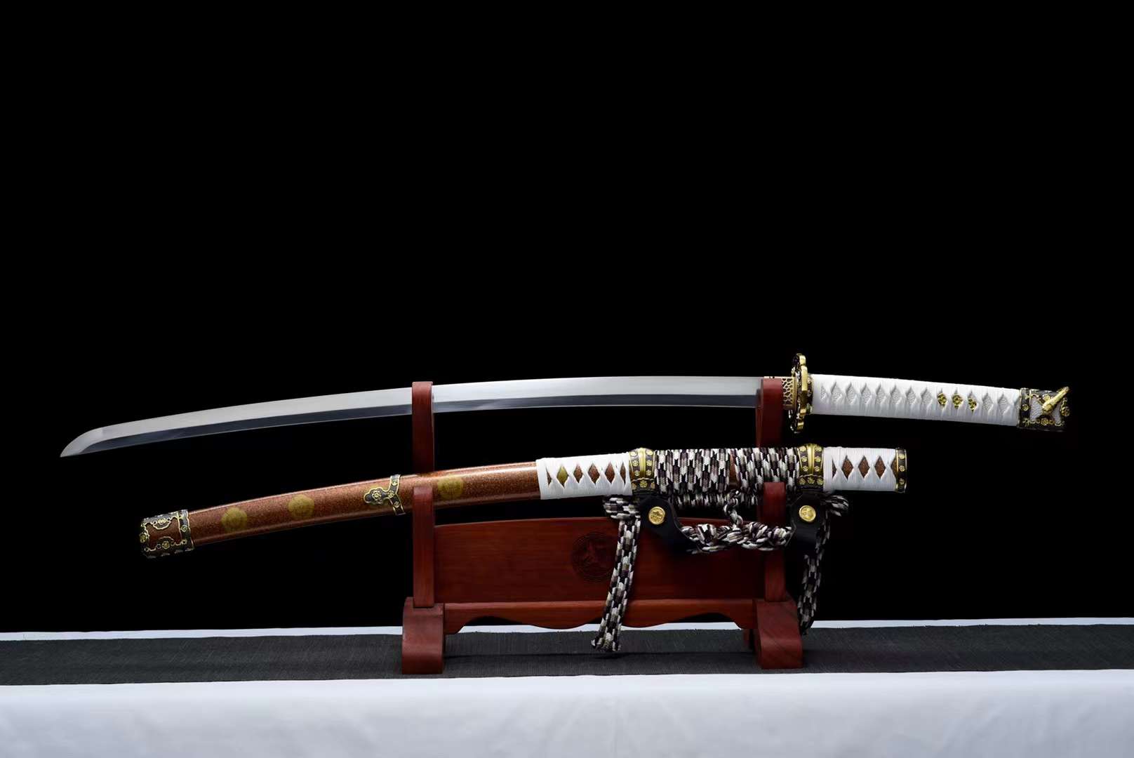 The Goruden Sakura Handmade Katana Spring Steel