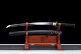 The Bokko Handmade Katana Wakizashi Clay Tempered T10 Steel