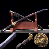 The Ukiyoemidou Handmade Katana Wakizashi Pattern Steel