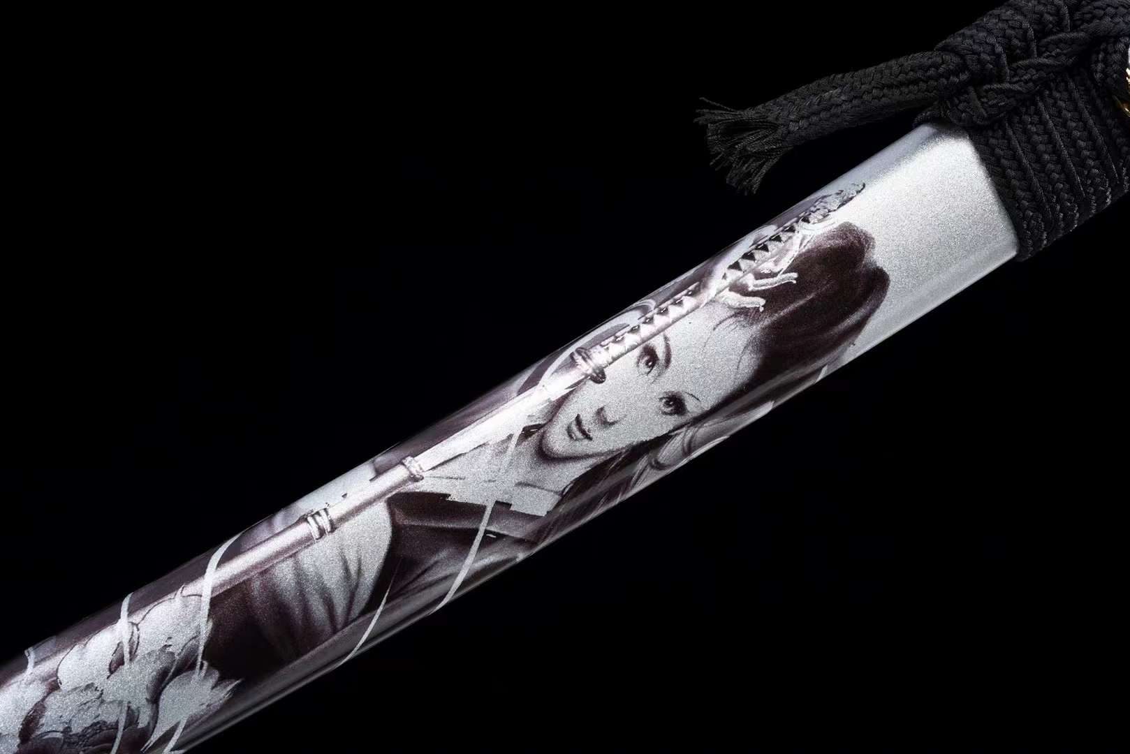 The Ronji Handmade Katana Clay Tempered T10 Steel
