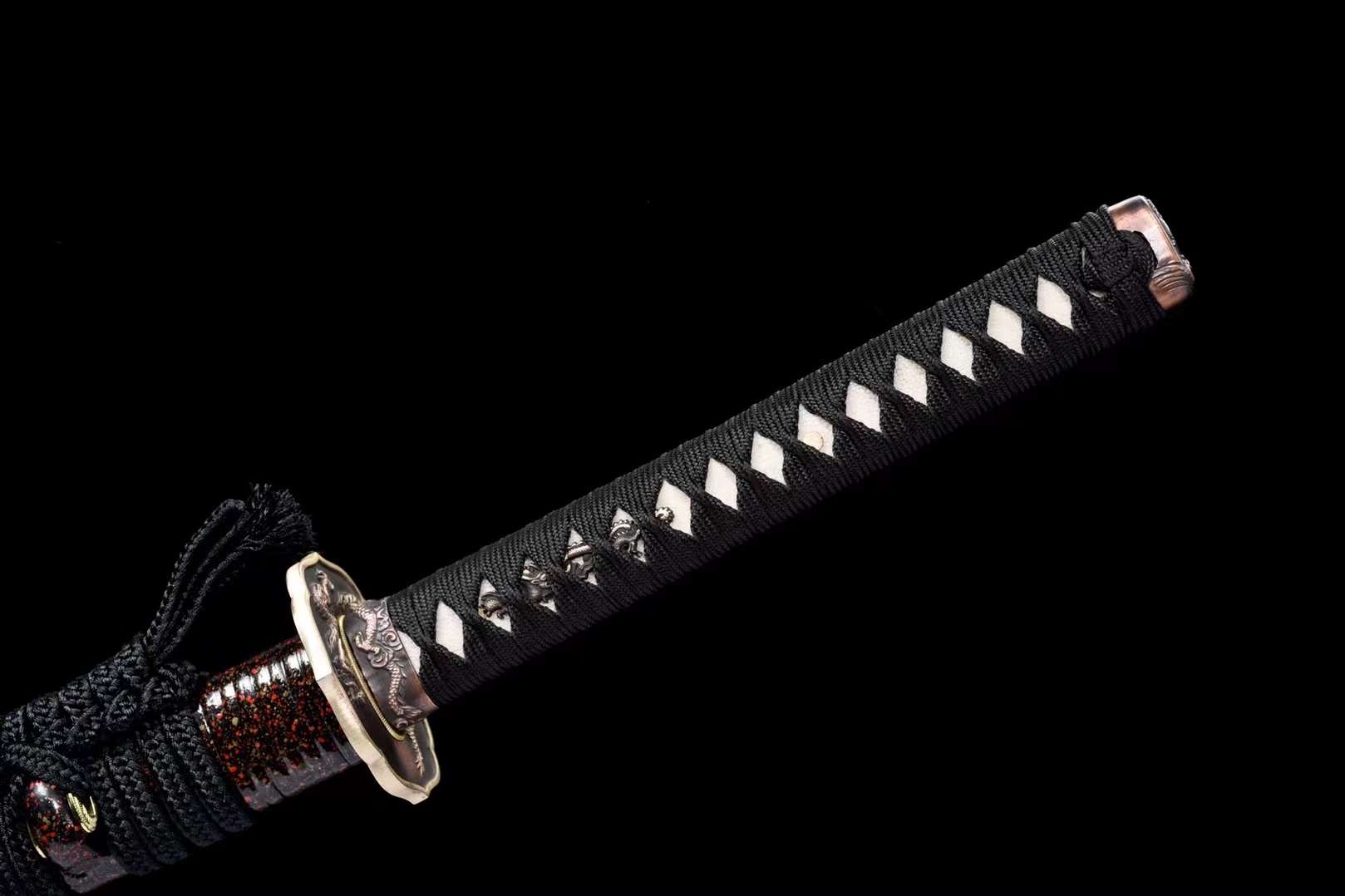 The Kuraidodurago Handmade Katana Clay Tempered T10 Steel