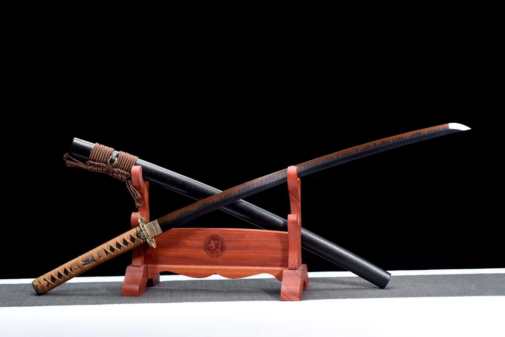 The Yuronin Handmade Katana Clay Tempered T10 Steel