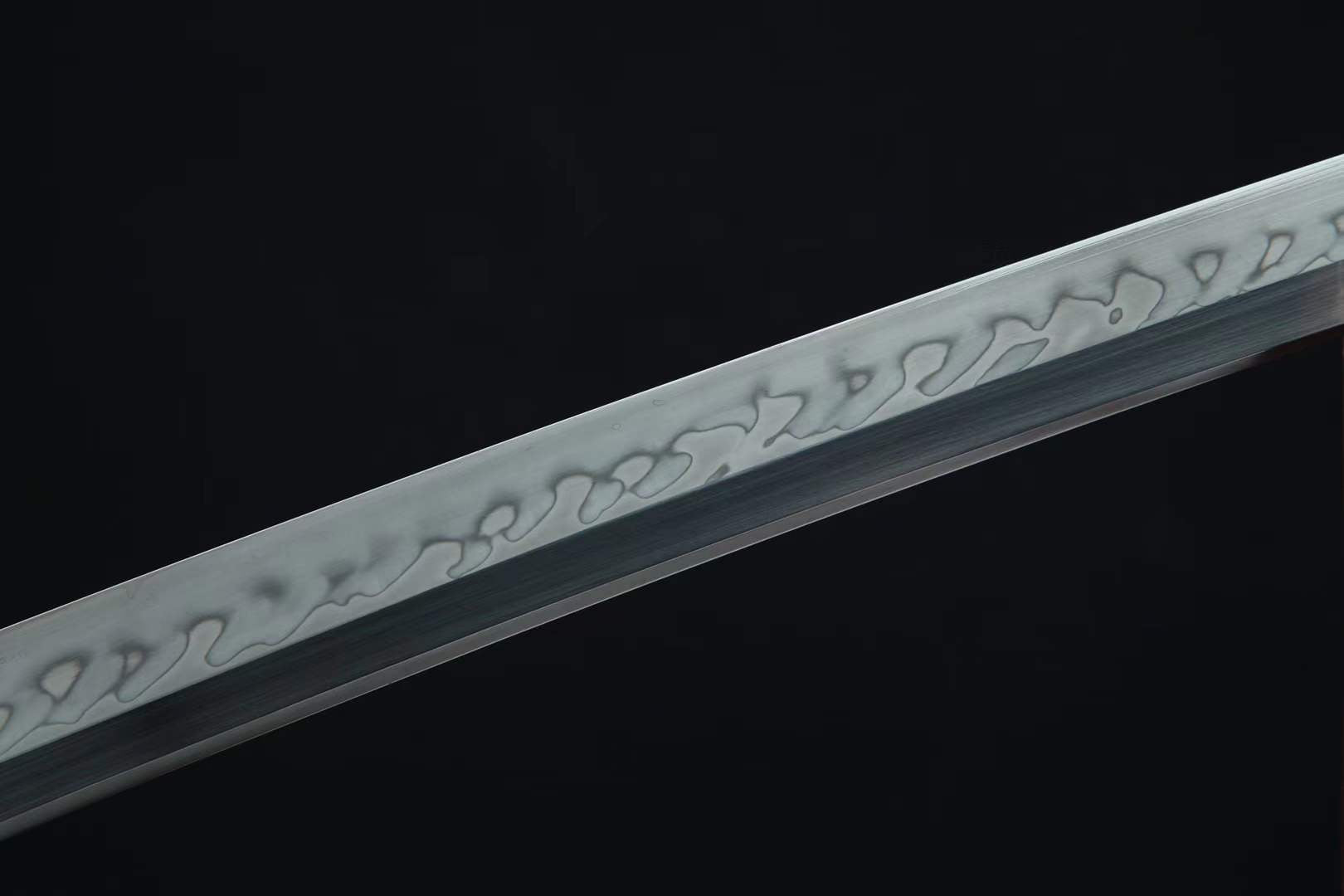 The Kage Noakuma Handmade Katana Clay Tempered T10 Steel