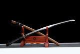The Kiiroiharuka Handmade Katana Clay Tempered T10 Steel